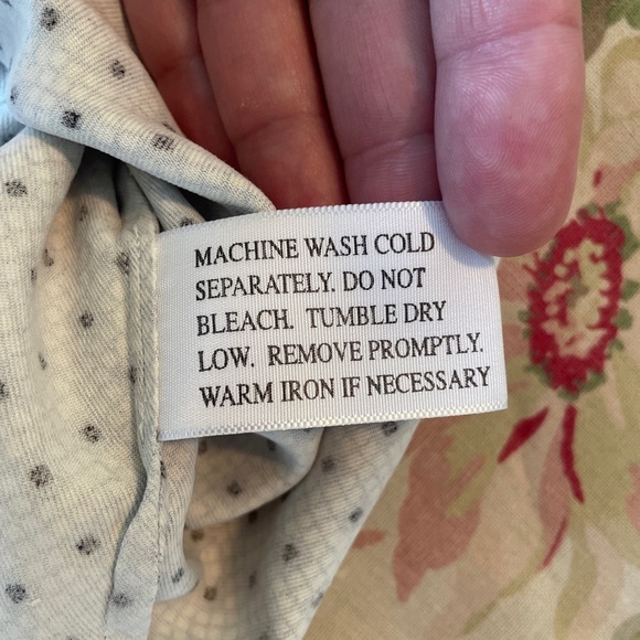 NAT NAST Size Large 100% Silk Camp Shirt MCM vibes  White / Blue Print SOPRANOS - Picture 14 of 15